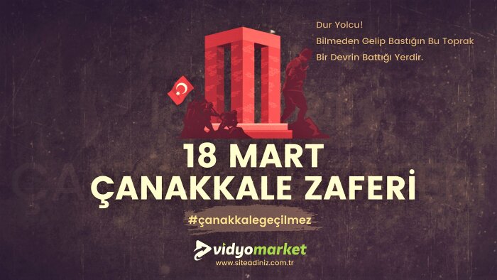 film tadında seslendirmeli 18 mart Çanakkale videosu yaparım