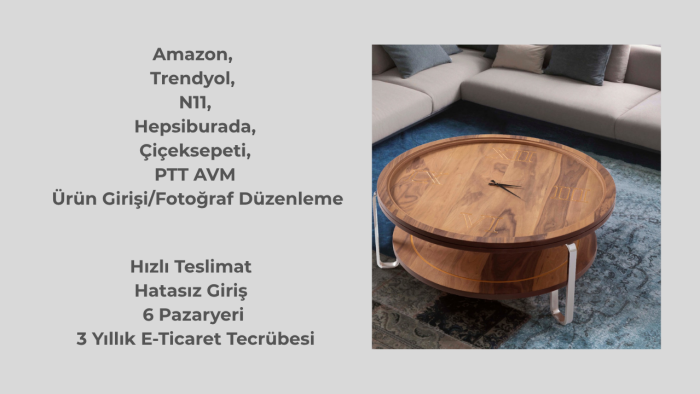 amazon, trendyol, hepsiburada ve n11 de ürün girişi yaparım