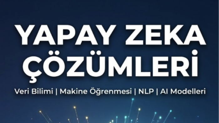probleminize özel yapay zeka çözümleri geliştiririm