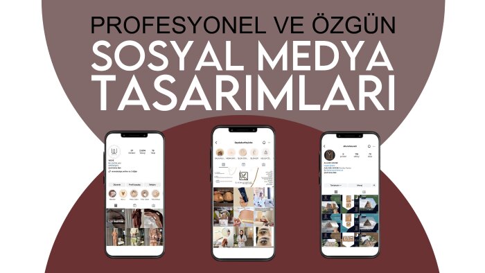 sosyal medya hesaplarınıza profesyonel tasarımlar yaparım