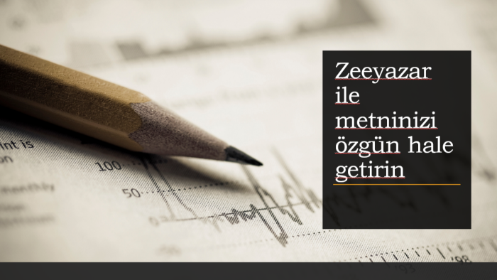  tezinizden veya makalenizden intihal oranını düşürebilirim