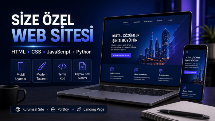 size özel mobil uyumlu web sitesi geliştiririm