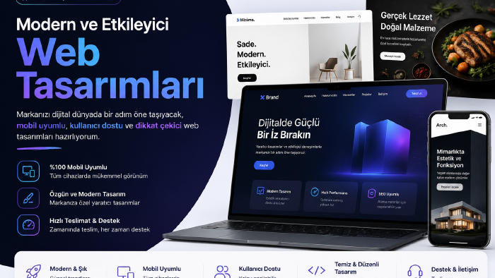 etkileyici ve kullanıcı dostu web arayüzleri tasarlıyorum