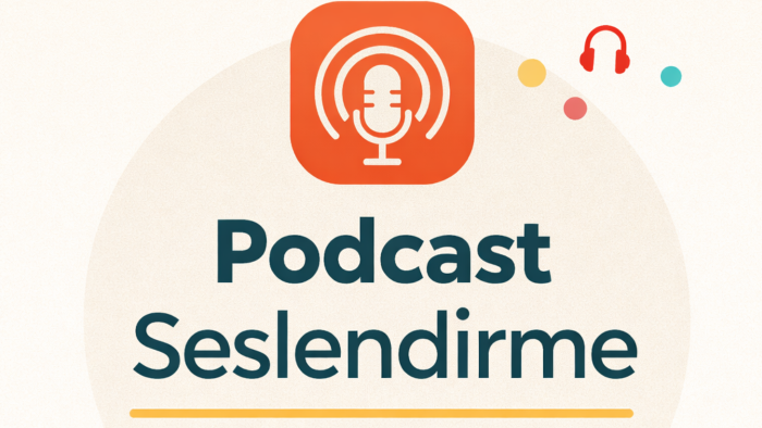 podcast ve dijital içerikler için seslendirme yaparım