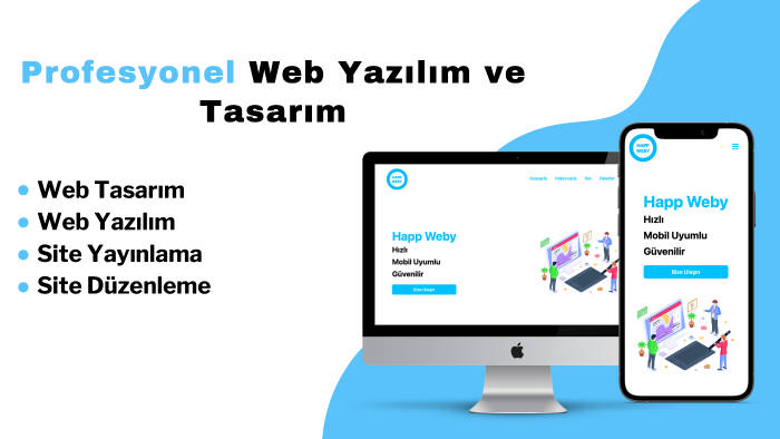 size profesyonel web site hizmetleri verebilirim