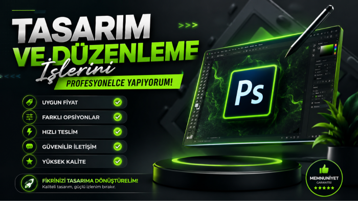 istediğiniz düzenlemeyi kaliteli şekilde yaparım
