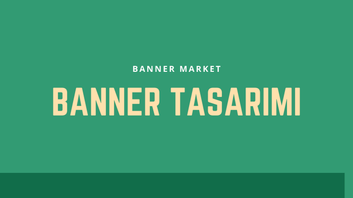 banner tasarımı yaparım