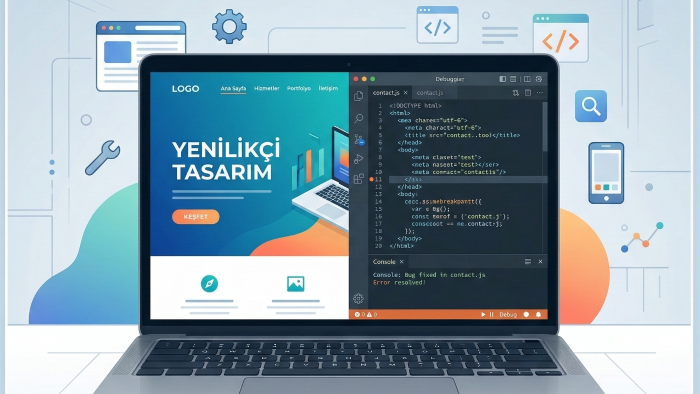 web sitesi tasarımı ve hata giderme yapıyorum