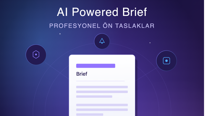 profesyonel brief ve wireframe hazırlıyorum