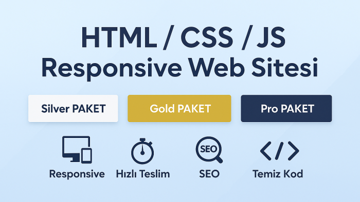 html, css ve js ile web sayfaları kodlarım