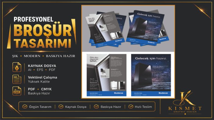 profesyonel broşür ve katalog tasarımları hazırlıyorum
