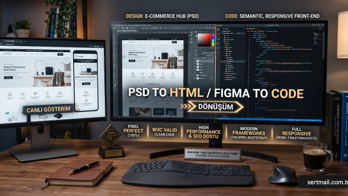 profesyonel psd, html5 ve js arayüz hizmeti veririm