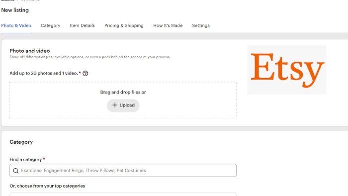 ETSY mağzanızı yönetebilirim