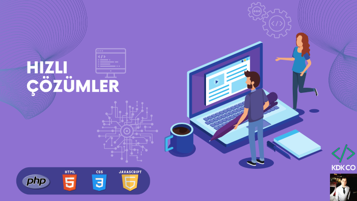 PHP, HTML, CSS konularında yardımcı olabilirim