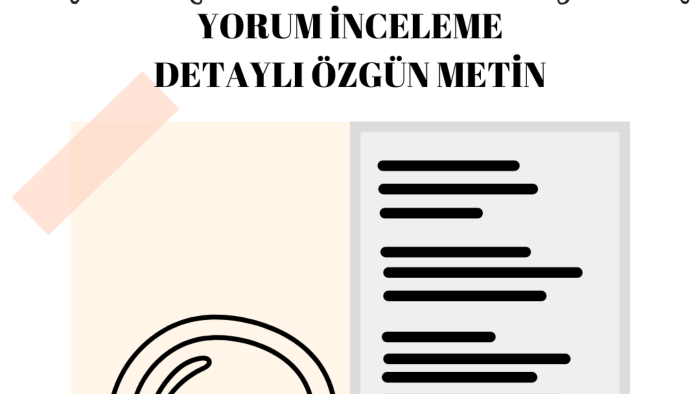 bir ürünün incelemesini ve yorumlamasını yapabilirim