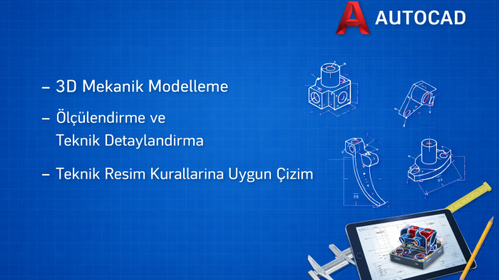 Autocad ile 3d tasarımlar yaparım