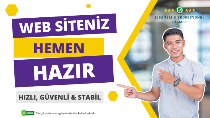 size özel web sitesi kurarım