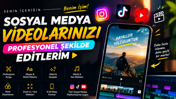 sosyal medya videolarınızı daha profesyonel editlerim