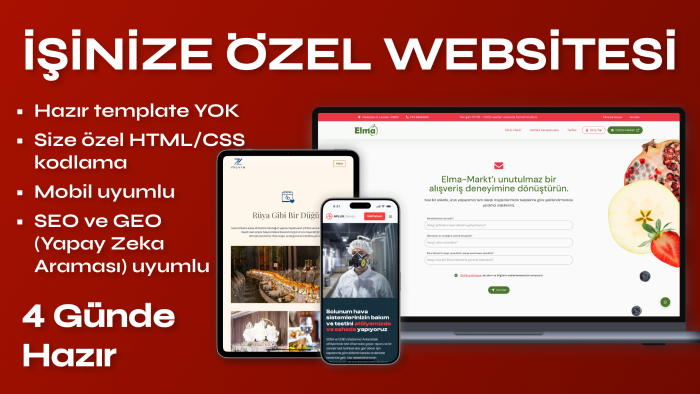kurumsal ve bireysel websitesi hazırlarım