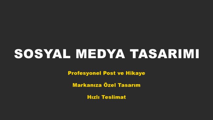 profesyonel sosyal medya tasarımları yapabilirim