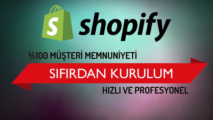 shopify websitenizi yaparım