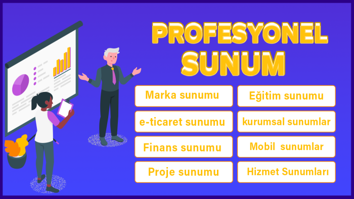 etkileyici sunum,infografik sunum yaparım