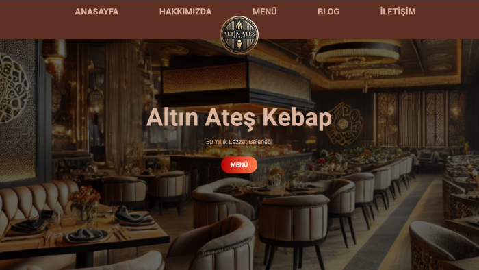 işletmeniz için profesyonel  menü web sitesi tasarlarım