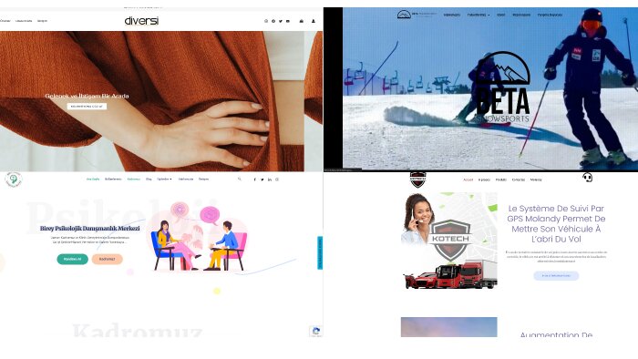 sizin için etkileyici web siteleri oluşturabilirim