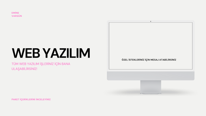 Web sitenizle ilgili tüm konularda yardımcı olabilirim