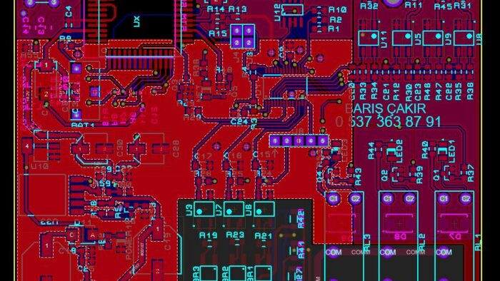 elektronik, devre kartlarınızı pcb tasarım, tasarlayabilirim