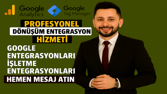 e-ticaretiniz için dönüşüm entegrasyonu hizmetlerini sunarım
