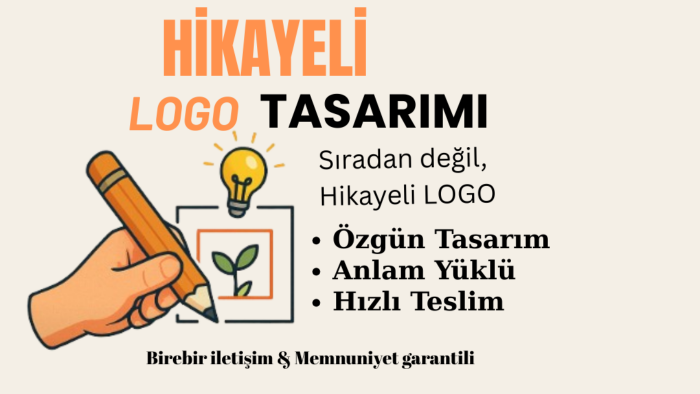 markanıza uygun hikayeli logo yapıyorum