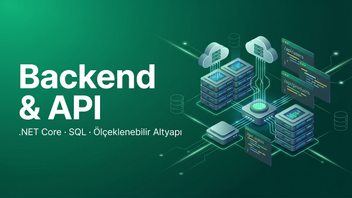 net core ile backend ve api scriptleri yazarım