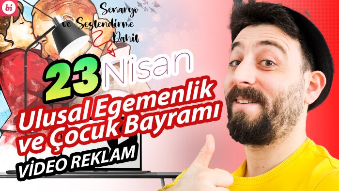 23 nisan tebrik videosu yaparım