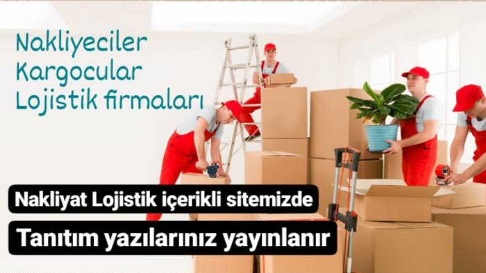 lojistik kargo tanıtım yazınızı yayınlarım