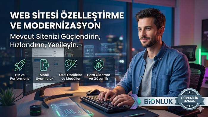 sitenizdeki tüm hataları giderip sitenizi yenilerim