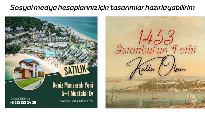 medya hesaplarınız için tüm tasarımlarınızı yapabilirim
