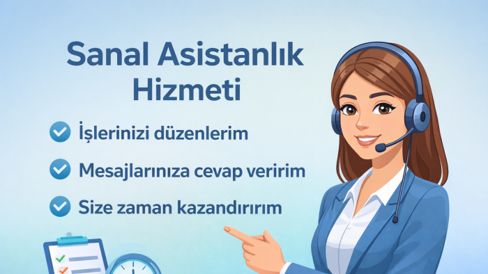 sanal asistanlık ve günlük işlerinizi düzenlerim