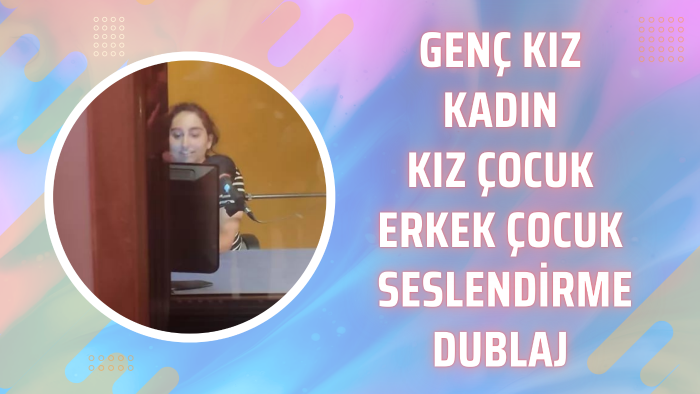 seslendirme ve dublaj alanında hizmet veriyorum