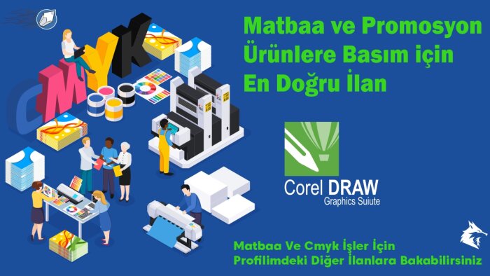 Matbaa basımı için tasarımlar yaparım