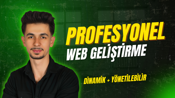 profesyonel ve kurumsal web siteleri geliştiriyorum