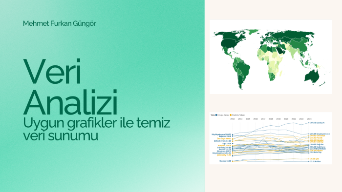 verilerinizi dikkat çeken uygun grafikler ile sunarım