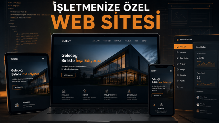 internet sitenizi özel yazılım ile yapabilirim