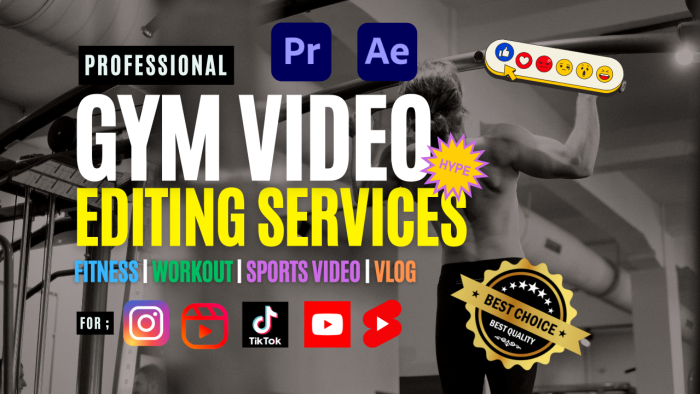 spor ve antreman videolarınızı profesyonelce editleyebilirim