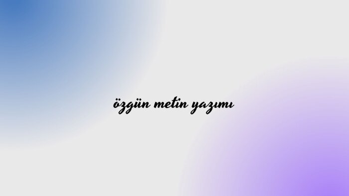 istediğiniz her konuda özgün metin yazabilirim
