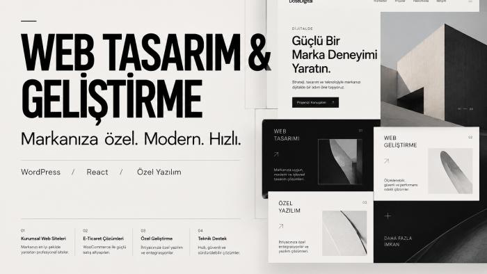 ihtiyaçlarınıza uygun gelişmiş web çözümleri geliştiriyorum