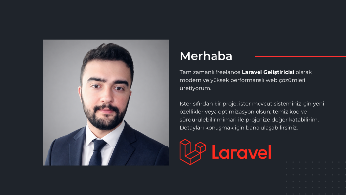laravel işlerinizi yaparım
