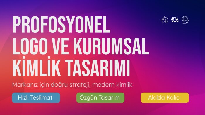 akılda kalıcı profesyonel logo ve kurumsal kimlik yaparım