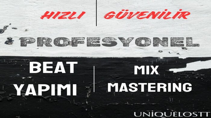 profesyonel beat ve mix & mastering yaparım
