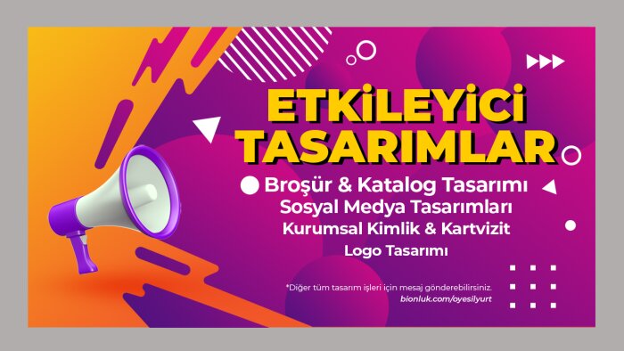 istediğiniz tasarımı profesyonel olarak yapabilirim